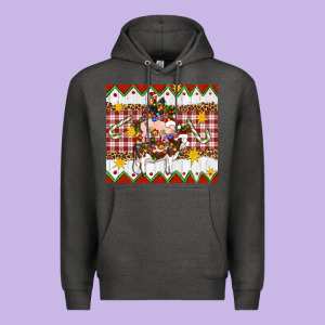Stacked Christmas Farm Premium Hoodie Designed By Artiststas