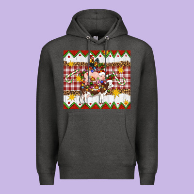 Stacked Christmas Farm Premium Hoodie Designed By Artiststas