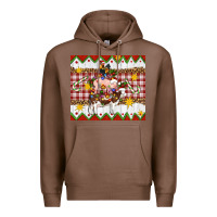 Chestnut Stacked Christmas Farm Premium Hoodie - Artiststas