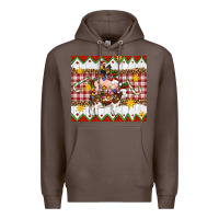 Coffee Stacked Christmas Farm Premium Hoodie - Artiststas
