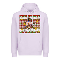 Lilac Stacked Christmas Farm Premium Hoodie - Artiststas