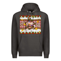 Smoke Stacked Christmas Farm Premium Hoodie - Artiststas