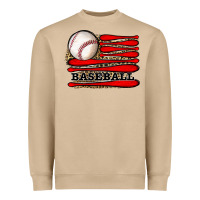 Mushroom leopard baseball flag Heavyweight Sweatshirt - JahusDesignShop