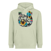 Matcha western stay wild horsesho Heavyweight Hoodie - RanaPortraitStore