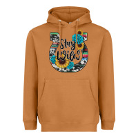 Meerkat western stay wild horsesho Heavyweight Hoodie - RanaPortraitStore