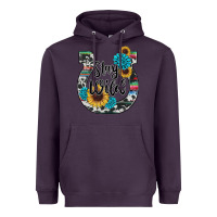 Plum western stay wild horsesho Heavyweight Hoodie - RanaPortraitStore