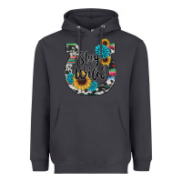 Smoke western stay wild horsesho Heavyweight Hoodie - RanaPortraitStore