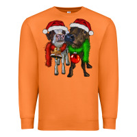 Carrot two christmas heifers Premium Sweatshirt - RanaPortraitStore