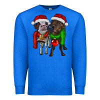 True Royal two christmas heifers Premium Sweatshirt - RanaPortraitStore