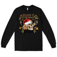 Black jingle bell rock black Long Sleeve Tee - CowhideDigitalArt