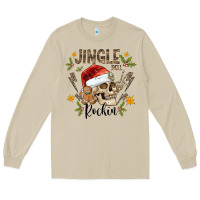 Mushroom jingle bell rock black Long Sleeve Tee - CowhideDigitalArt
