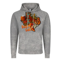 Cloud Rock happy fall texas Vintage Hoodie - CowhideDigitalArt