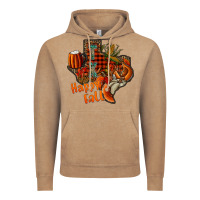 Vintage Coffee happy fall texas Vintage Hoodie - CowhideDigitalArt