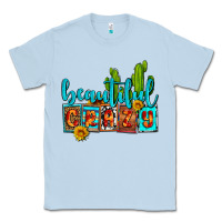 Dusty Blue beautiful crazy olivia Classic Tee - OliviaCreatesArt