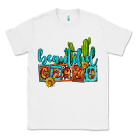 White beautiful crazy olivia Classic Tee - OliviaCreatesArt