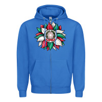 True Royal sunflower i̇talian flag Zipper Hoodie - JahusDesignShop