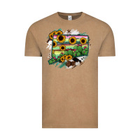 Vintage Coffee Connecticut State Map Vintage Tee - RanaPortraitStore