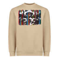 Mushroom cowhide, leopard serape backgraund Heavyweight Sweatshirt - JahusDesignShop
