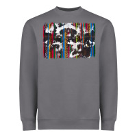 Storm cowhide, leopard serape backgraund Heavyweight Sweatshirt - JahusDesignShop