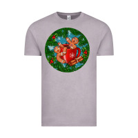 Vintage Zinc gingerbread men with hot chocolate Vintage Tee - BundleAndBundleShop