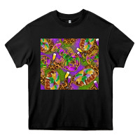 Black Mardi Gras with crabs tumbler Heavy Core Tee - HowdyJamesFarm