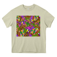 Mossy Mardi Gras with crabs tumbler Heavy Core Tee - HowdyJamesFarm