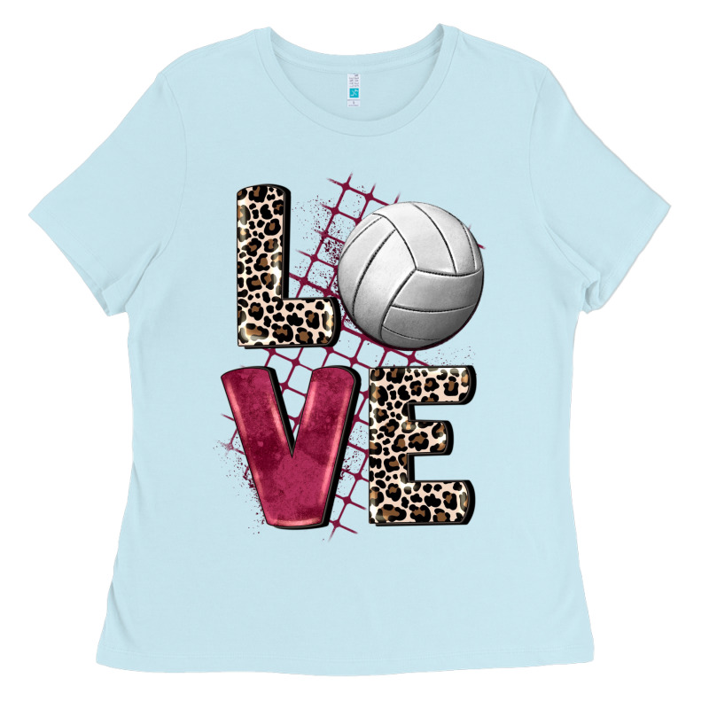 Love Volleyball Ladies Tee by FaDigitalArtStudio | Teevron