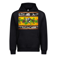 Black st Patricks day western shamrock Urban Hoodie - Jasminsmagicworld