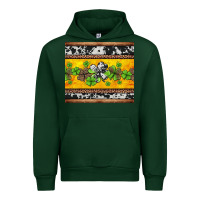 Forest Green st Patricks day western shamrock Urban Hoodie - Jasminsmagicworld