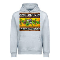 Heather Grey st Patricks day western shamrock Urban Hoodie - Jasminsmagicworld