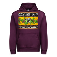 Mauve Wine st Patricks day western shamrock Urban Hoodie - Jasminsmagicworld