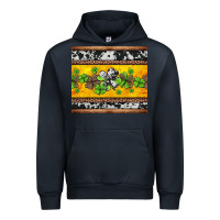 Navy st Patricks day western shamrock Urban Hoodie - Jasminsmagicworld