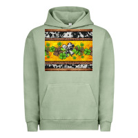 Pigment Oil Green st Patricks day western shamrock Urban Hoodie - Jasminsmagicworld