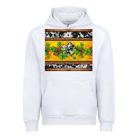 White st Patricks day western shamrock Urban Hoodie - Jasminsmagicworld