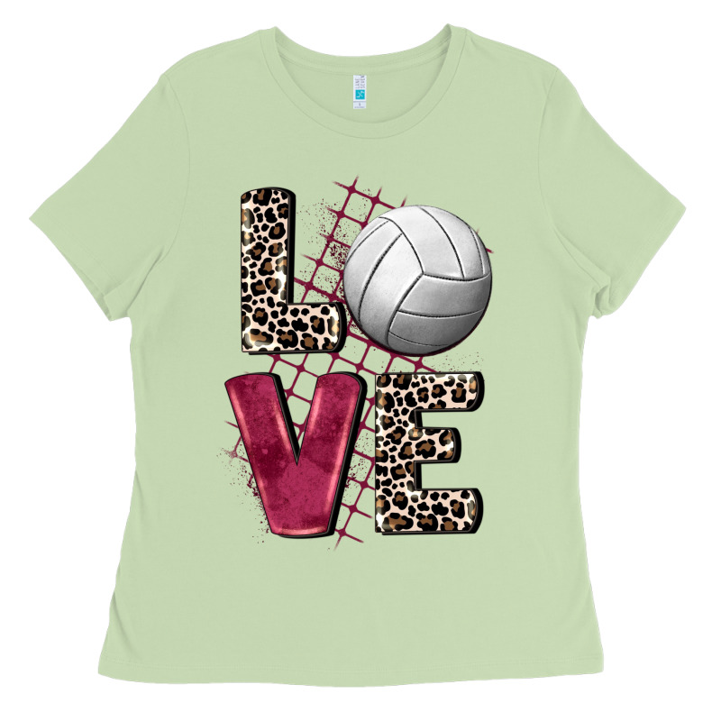 Love Volleyball Ladies Tee by FaDigitalArtStudio | Teevron