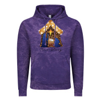 Cloud Purple True Story Black Vintage Hoodie - CowhideDigitalArt