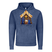 Vintage Denim True Story Black Vintage Hoodie - CowhideDigitalArt