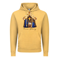 Vintage Mustard True Story Black Vintage Hoodie - CowhideDigitalArt