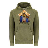 Vintage Olive True Story Black Vintage Hoodie - CowhideDigitalArt