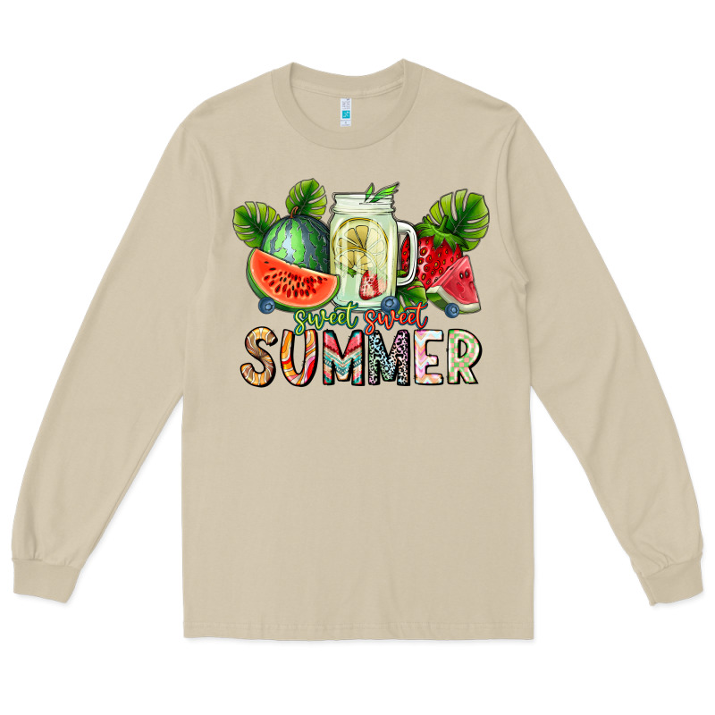 Sweet Sweet Summer Long Sleeve Tee by CowhideDigitalArt | Teevron
