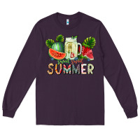 Plum Sweet Sweet Summer Long Sleeve Tee - CowhideDigitalArt