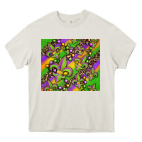 Cream mardi gras carnival fleur de lis Heavy Core Tee - Jasminsmagicworld