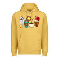 Antique Gold Softball coffee cups Premium Hoodie - Artiststas