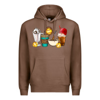 Chestnut Softball coffee cups Premium Hoodie - Artiststas