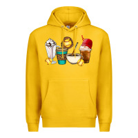 Lemon Softball coffee cups Premium Hoodie - Artiststas