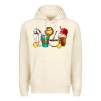 Sandshell Softball coffee cups Premium Hoodie - Artiststas
