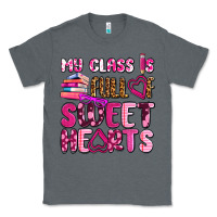 Charcoal Heather my class is full of sweet hearts olivia Classic Tee - OliviaCreatesArt