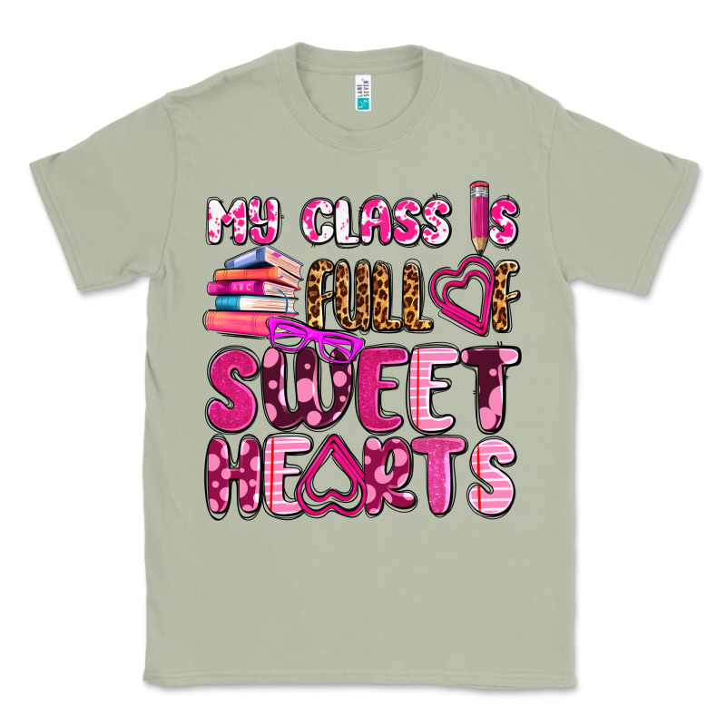 My Class Is Full Of Sweet Hearts Olivia Classic Tee by OliviaCreatesArt | Teevron