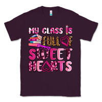 Plum my class is full of sweet hearts olivia Classic Tee - OliviaCreatesArt