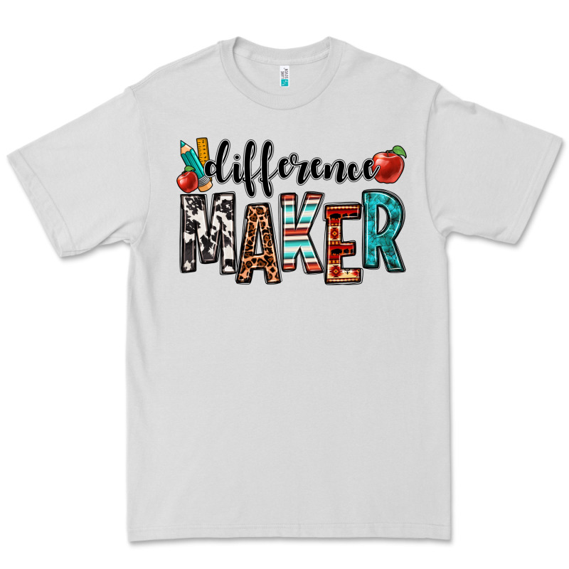 Difference Maker Teacher Premium Tee by OliviaCreatesArt | Teevron